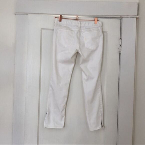 Free People White Zipper Ankle Skinny Jeans 27 - Picture 4 of 8